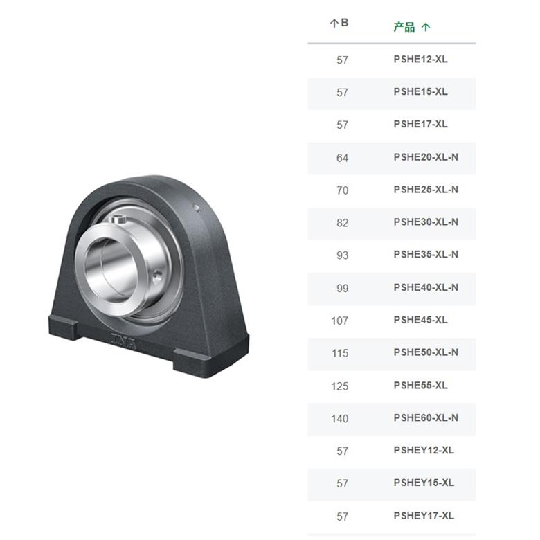 立式軸承座PSHE45-XL德國(guó)INA進(jìn)口軸承(圖1)
